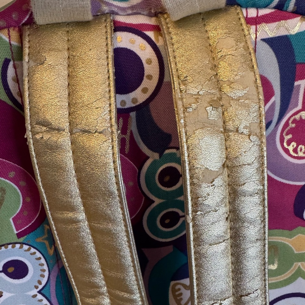 Coach Multicolor Graphic Backpack - image 2